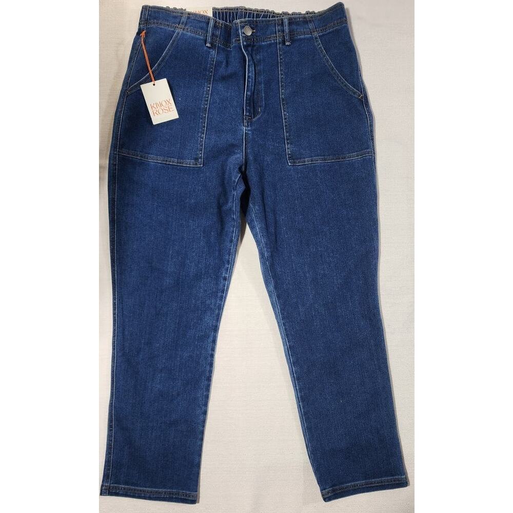 Knox Rose Women's Straight Leg Blue Jeans